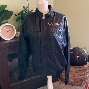 Vintage Men’s Size Medium Detroit Grand Prix Windbreaker, Excellent Condition!
